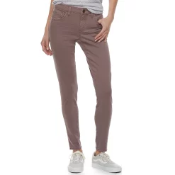 Juniors' SO® Color Twill Jeggings -Cheap SO Store 3273865 Berry