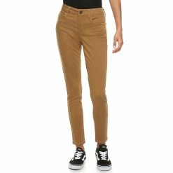 Juniors' SO® Color Twill Jeggings -Cheap SO Store 3273865 Mustard