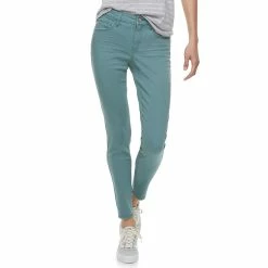 Juniors' SO® Color Twill Jeggings -Cheap SO Store 3273865 Teal