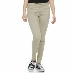 Juniors' SO® Color Twill Jeggings -Cheap SO Store 3273865 Wheat Bagel