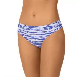 Juniors' SO® Smooth Thong Panty SO60001 -Cheap SO Store 4778229 Blue Tie Dye Stripe