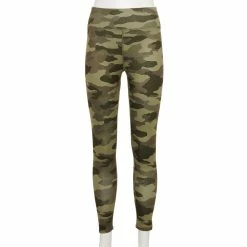 Juniors' SO® Cozy Leggings -Cheap SO Store 5176296 Medium Green Camo