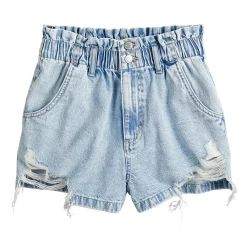 Juniors' SO® Elastic Waist Mom Shorts -Cheap SO Store 5234405 ALT5