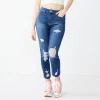 Juniors' SO® Cropped Jeggings -Cheap SO Store 5237871 Medium Destruction