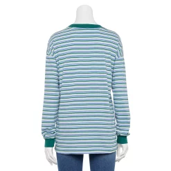 Juniors' SO® Long Sleeve Boyfriend Tee -Cheap SO Store 5242670 ALT