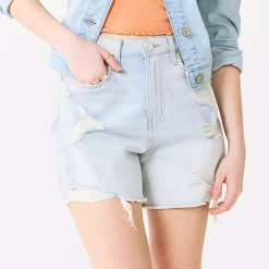 Juniors' SO® Super High Rise '90s Boyfriend Shorts
