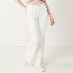 Juniors' SO® High-Rise Flare Pants