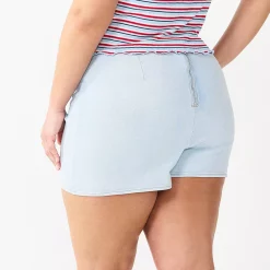 Juniors' Plus Size SO® Comfortable Faux-Wrap Mini Skirt -Cheap SO Store 5317317 ALT