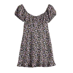 Juniors' SO® Peasant Front Mini Dress -Cheap SO Store 5341978 ALT5