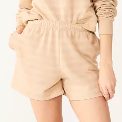 Juniors' SO® Core Boyfriend Shorts -Cheap SO Store 5464517 Beige Stripe