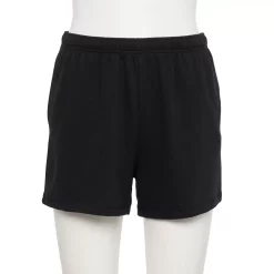 Juniors' SO® Core Boyfriend Shorts -Cheap SO Store 5464517 Black Luxe