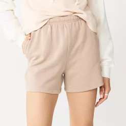 Juniors' SO® Core Boyfriend Shorts -Cheap SO Store 5464517 Mocha Froth