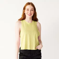 Juniors' SO® Muscle Tank -Cheap SO Store 5474332 Hello Sunny