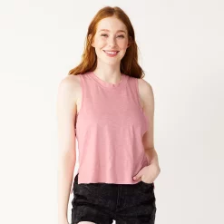 Juniors' SO® Muscle Tank -Cheap SO Store 5474332 Mission