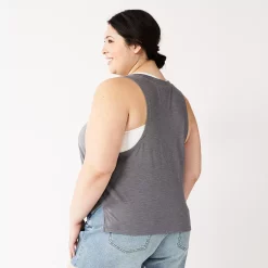 Juniors' Plus Size SO® Muscle Tank -Cheap SO Store 5474344 ALT