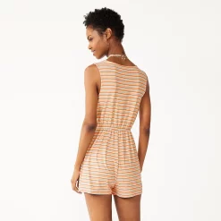 Juniors' SO® Faux Wrap Knit Romper -Cheap SO Store 5477455 ALT