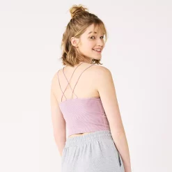 Juniors' SO® Seamless Bungee Strap Cami -Cheap SO Store 5508693 ALT