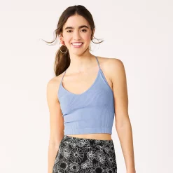 Juniors' SO® Seamless Lace Back Cami -Cheap SO Store 5508694 Nile Lilly