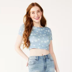 Juniors' SO® Short Sleeve Twist Tee -Cheap SO Store 5512994 ALT2