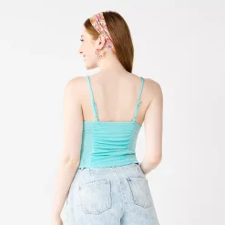 Juniors' SO® Slinky Ruched Cami 7 Juniors' SO® Slinky Ruched Cami -Cheap SO Store 5515835 ALT