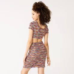 Juniors' SO® Spacedye Cut-Out Dress -Cheap SO Store 5521550 ALT