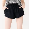 Juniors' SO® Drawstring Shorts 2 Juniors' SO® Drawstring Shorts -Cheap SO Store 5522412 Black Luxe