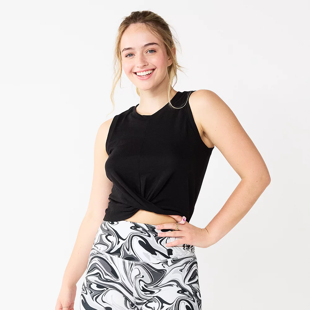 Juniors' SO® Twist Front Tank Top 7 Juniors' SO® Twist Front Tank Top - Image 5