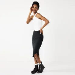 Juniors' SO® Cinched Midi Skirt 16 Juniors' SO® Cinched Midi Skirt -Cheap SO Store 5535368 ALT2