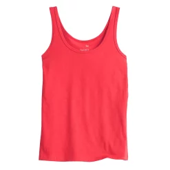 Juniors' SO® Double Scoopneck Tank Top -Cheap SO Store 5538823 ALT5