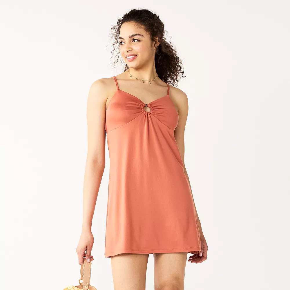 Juniors' SO® O-Ring Fit & Flare Mini Dress 6 Juniors' SO® O-Ring Fit & Flare Mini Dress - Image 4