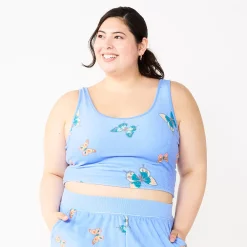 Juniors' Plus Size SO® Cropped Towel Terry Scoop Neck Tank Top 9 Juniors' Plus Size SO® Cropped Towel Terry Scoop Neck Tank Top -Cheap SO Store 5553923 Peri Butterfly