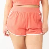 Juniors' Plus Size SO® Towel Terry Dolphin Shorts -Cheap SO Store 5554061 Cassie Coral