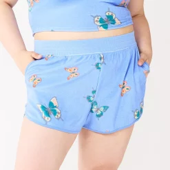 Juniors' Plus Size SO® Towel Terry Dolphin Shorts 11 Juniors' Plus Size SO® Towel Terry Dolphin Shorts -Cheap SO Store 5554061 Peri Butterfly