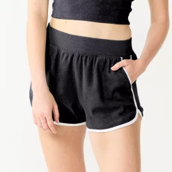 Juniors' SO® Towel Terry Dolphin Shorts -Cheap SO Store 5554414 Blueberry Skin