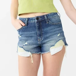 Juniors' SO® Super High-Rise Cutoff Shortie Shorts 14 Juniors' SO® Super High-Rise Cutoff Shortie Shorts -Cheap SO Store 5556980 Light