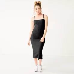 Juniors' SO® Strappy Bodycon Midi Dress 13 Juniors' SO® Strappy Bodycon Midi Dress -Cheap SO Store 5559449 Black Luxe