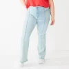 Juniors' Plus Size SO® High-Rise Seamed Flare Leg Jeans -Cheap SO Store 5563139