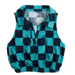 Juniors' SO® Collared Halter Top -Cheap SO Store 5571256 ALT5