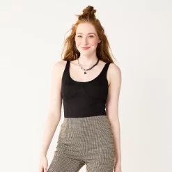 Juniors' SO® Bustier Seamed Bodysuit 7 Juniors' SO® Bustier Seamed Bodysuit -Cheap SO Store 5579406 Black