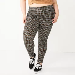 Juniors' Plus Size SO® High-Rise Ponte Leggings