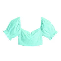 Juniors' SO® Cropped Sweetheart Top -Cheap SO Store 5585603 ALT5