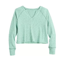 Juniors' SO® Solid Cropped Long Sleeve Top -Cheap SO Store 5585754 ALT5