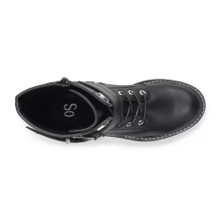 SO® Bookcase Women's Platform Combat Boots -Cheap SO Store 5590145 ALT4