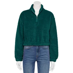 Juniors' SO® Sherpa Quarter-Zip Pullover 18 Juniors' SO® Sherpa Quarter-Zip Pullover -Cheap SO Store 5609880 Beaufort Blue