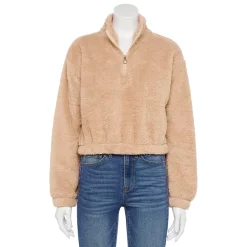 Juniors' SO® Sherpa Quarter-Zip Pullover 15 Juniors' SO® Sherpa Quarter-Zip Pullover -Cheap SO Store 5609880 Cottonwood