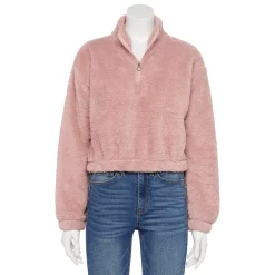 Juniors' SO® Sherpa Quarter-Zip Pullover 21 Juniors' SO® Sherpa Quarter-Zip Pullover -Cheap SO Store 5609880 Lavender Dawn