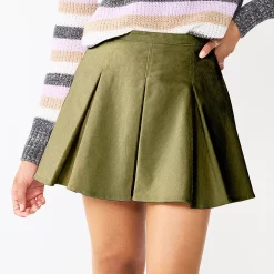 Juniors' SO® Pleated High-Rise Mini Skirt 21 Juniors' SO® Pleated High-Rise Mini Skirt -Cheap SO Store 5636560 Wallace Green Corduroy