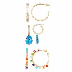 SO® Trio Millefiori 3 Earring Set