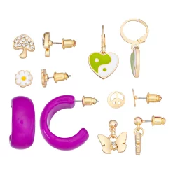 SO® Mush Flower 6 Earring Set