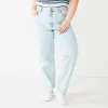 Juniors' Plus Size SO® Super High Rise Baggy Dad Jeans 1 Juniors' Plus Size SO® Super High Rise Baggy Dad Jeans -Cheap SO Store 5676974 Super Light